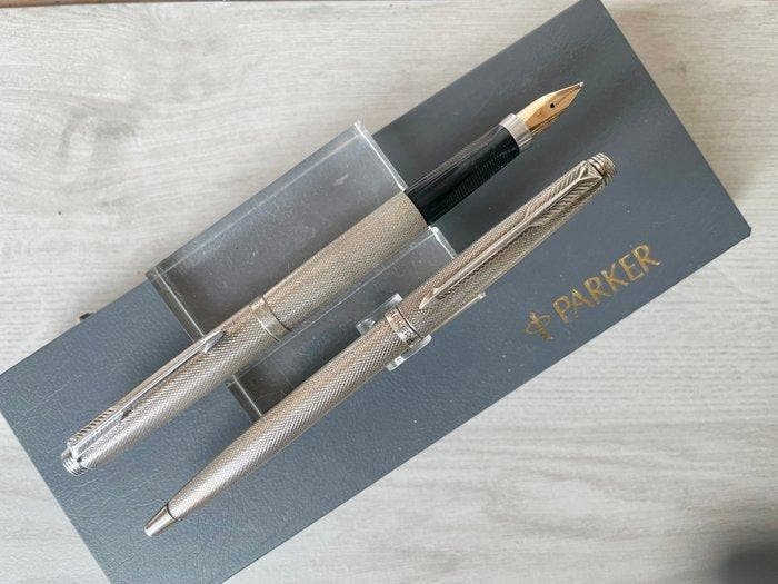 Parker - set 75 Place Vendome Grain dOrge - Pen, Verzamelen, Pennenverzamelingen