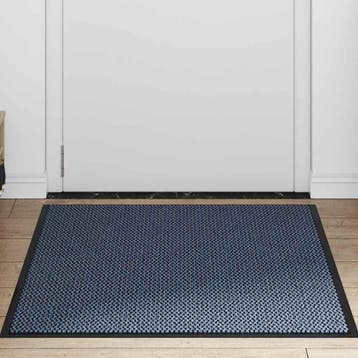 vidaXL Deurmat 80x120 cm blauw, Verzenden, Nieuw