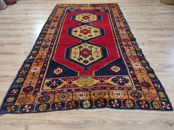 Yalameh - Vloerkleed - 2.45 m - 1.33 m - Kazak Geometrisch, Nieuw