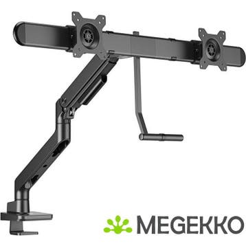 ACT Monitorarm max 32  office premium, gasveer, crossbar, 2, Verzenden, Nieuw