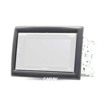 Facade Autoradio 2-Din Noir Pour Renault Megane 02-09, Verzenden