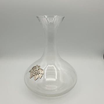 Decanter Uva in Cristallo e Argento 925 fiorentino -