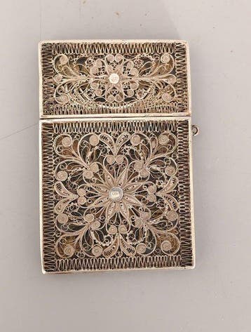 Wire inlay - Porte-cartes