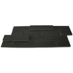 Wand Mozaïek Tegels Factory Bali 3D Zwart - Matje 20x50cm, Ophalen of Verzenden, Wandtegels