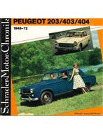 PEUGEOT 203 / 403 / 404, SCHRADER MOTOR CHRONIK, Ophalen of Verzenden