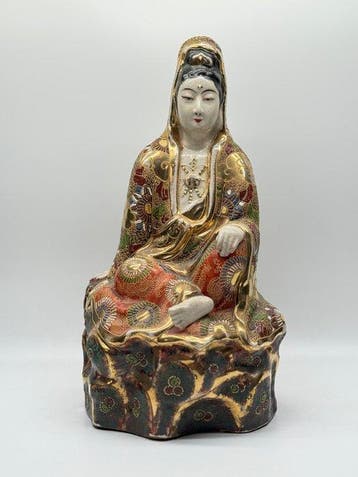 Guanyin - Beeld Keramiek - Japan (Zonder minimumprijs), Antiek en Kunst