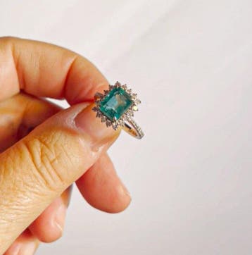 Bague de cocktail - 14 carats Or blanc - 3.27ct. tw.