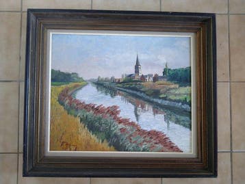 Felix Adams (1919) - Vlassenbroek aan de schelde