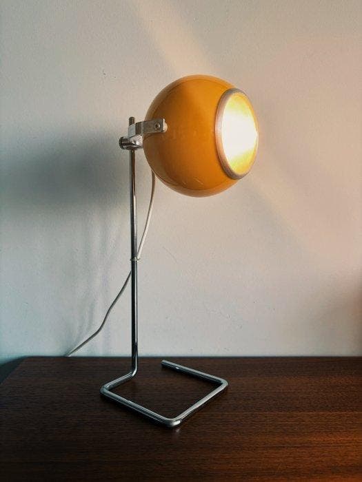 Lampe de table - Lampe globe - Métal - Style de l’ère, Antiek en Kunst, Antiek | Verlichting