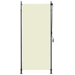 Rolgordijn creme | 46% Korting | Retour Deal, Verzenden, Zo goed als nieuw, 100 tot 150 cm, 200 cm of meer
