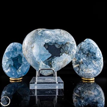 Celestiet Set – Hemelse Kristalschoonheid in zachte, Verzamelen