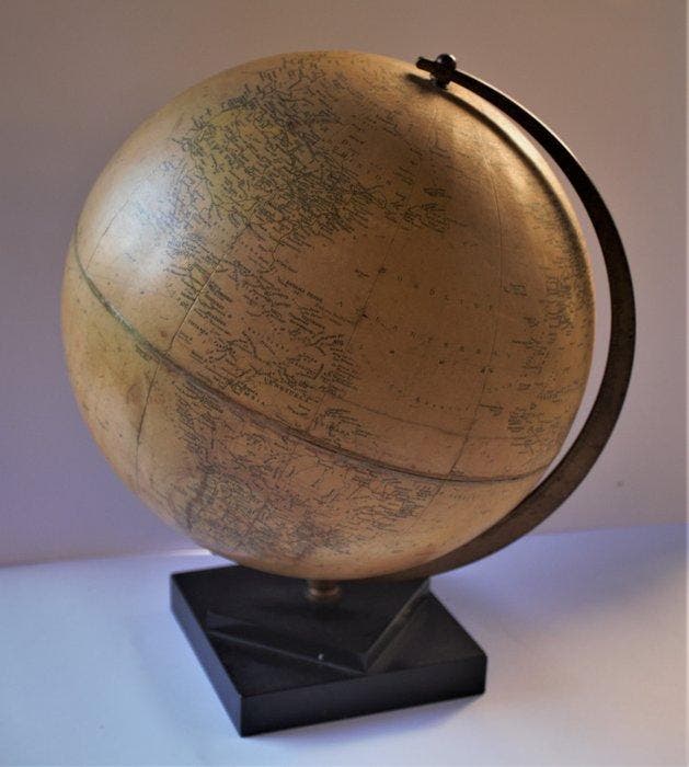 Globe - Philips - Politieke Globus (Sovjetunie) - 1920-1930, Antiquités & Art, Curiosités & Brocante