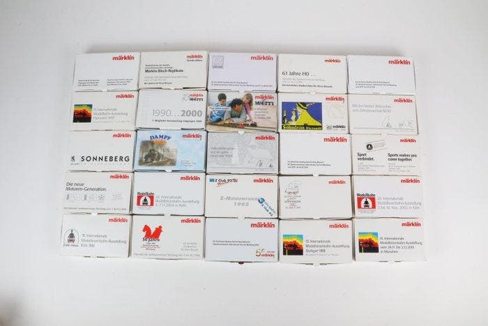 Märklin Z - Modeltrein goederenwagon (25) - Reclamewagens, Hobby en Vrije tijd, Modeltreinen | H0