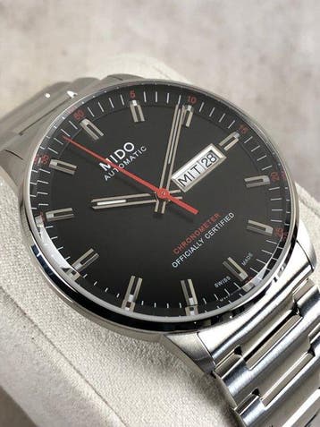 Mido - Commander Chronometer Day-Date Automatic -, Handtassen en Accessoires, Nieuw
