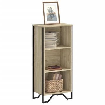 vidaXL Boekenkast 50x31x106 cm bewerkt hout sonoma, Verzenden, Nieuw