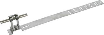 Dehn Roof Conductor Holder Unigrip Stst H20 Rd 8mm L335 V2A, Doe-het-zelf en Bouw, Verzenden, Nieuw