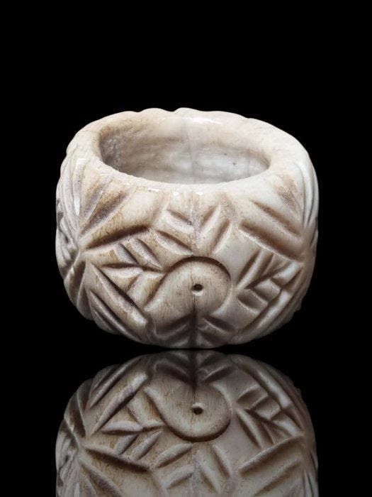 Keltisch Stunning & Rare Bone Ring (Zonder minimumprijs), Antiek en Kunst, Antiek | Overige Antiek