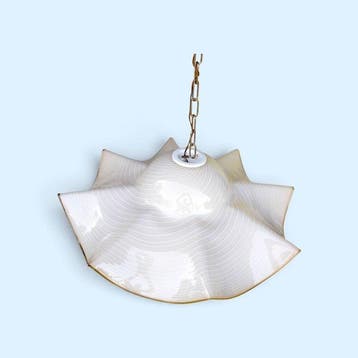 Plafondlamp - Zakdoek - Muranoglas - Vintage hanglamp van