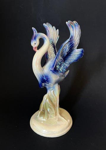 Jema Holland - sculptuur, Magnifique et rare phénix aux