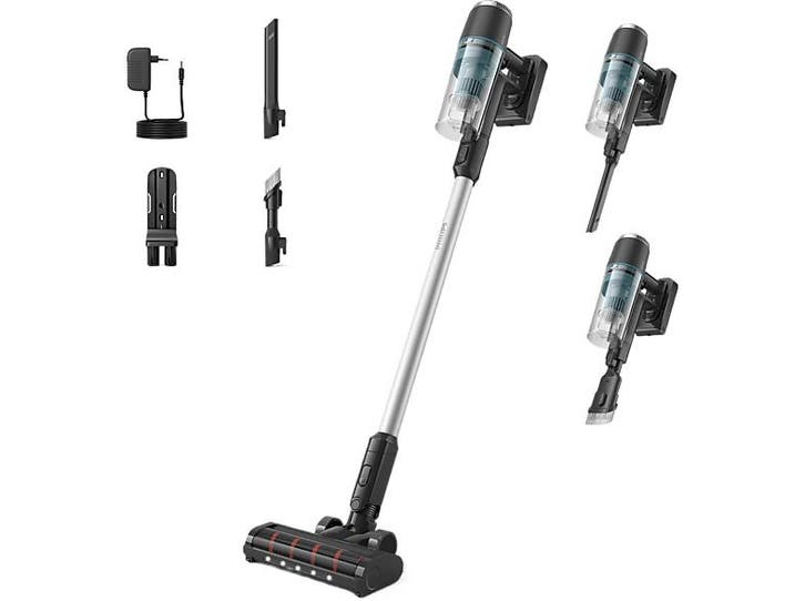 Philips -  Steelstofzuiger 2 In 1 Autonomie H Zwart, Elektronische apparatuur, Stofzuigers, Nieuw, Reservoir, Minder dan 1200 watt