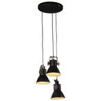 vidaXL Hanglamp 25 W E27 30x30x100 cm zwart, Verzenden, Nieuw