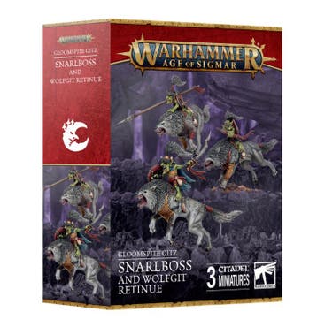 Gloomspite Gitz Snarlboss and Wolfgit Retinue (Warhammer Age, Ophalen of Verzenden