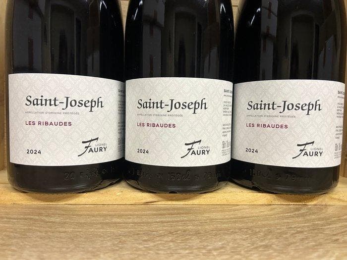 2024 Lionel Faury Les Ribaudes - Saint-Joseph - 3 Magnums, Verzamelen, Wijnen