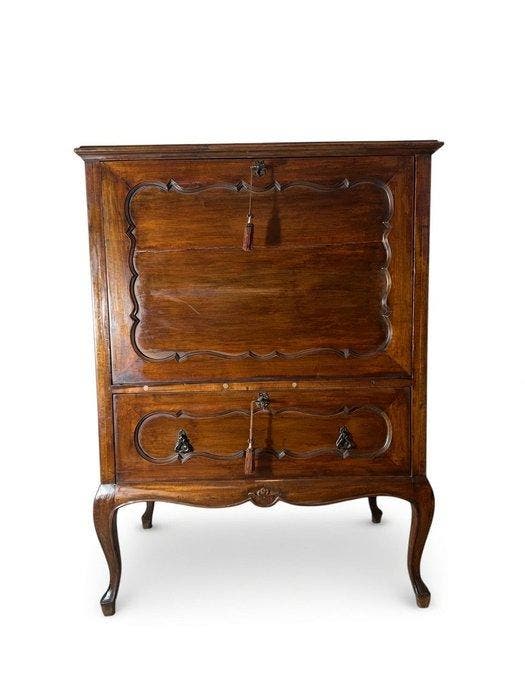 Armoire à liqueurs - Noyer, Antiquités & Art, Antiquités | Autres Antiquités