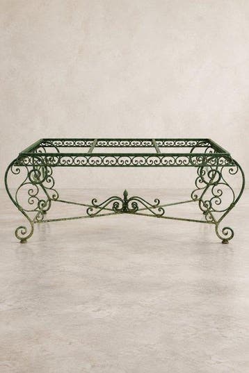 Tafel - Smeedijzer - Vintage tuinset van smeedijzer — tafel