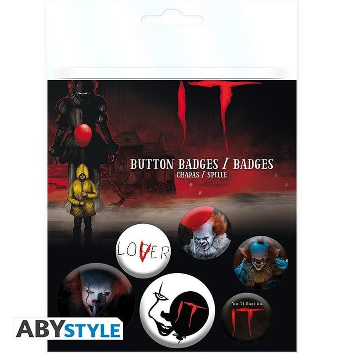 IT Mix Badge Pack (6x), Collections, Cinéma & Télévision, Enlèvement ou Envoi