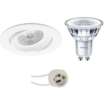 LED Spot Set 5W - Kantelbare Ronde Inbouwspot Witte Spot met, Verzenden, Nieuw