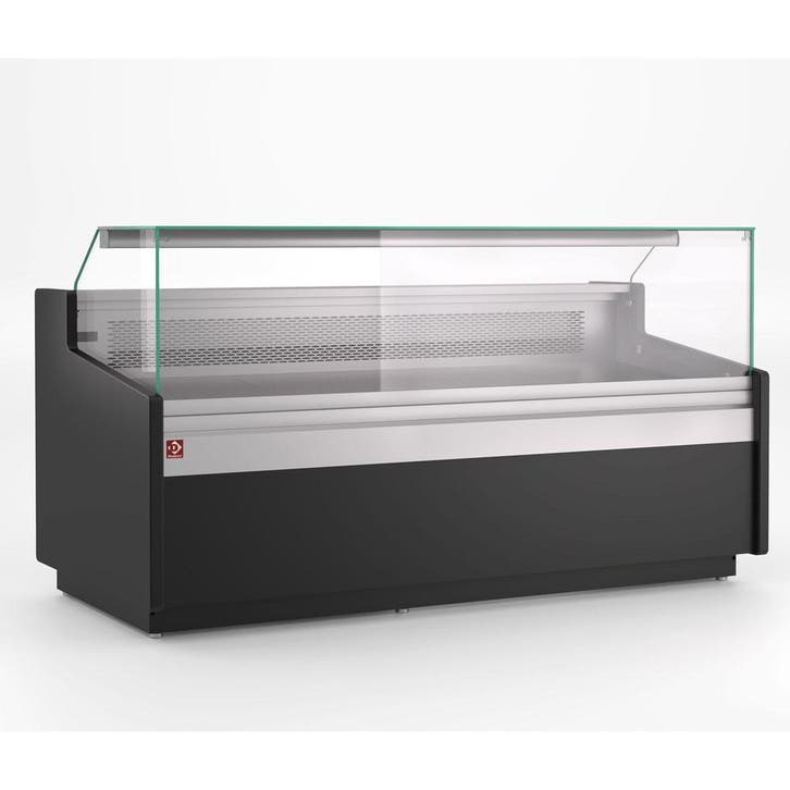Geventileerde vitrinetoonbank, patisserie glas, met reserve, Articles professionnels, Horeca | Équipement de cuisine, Envoi