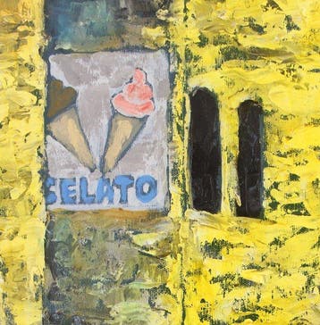 Pablo Soroya - GELATO, Original oil painting, XL size, No