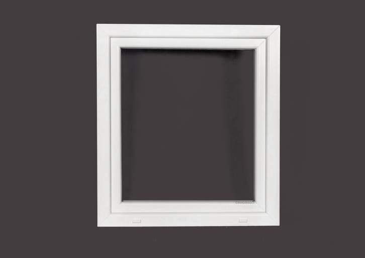 PVC raam draai kiep b90xh110 cm wit, Doe-het-zelf en Bouw, Glas en Ramen, Dubbelglas, Nieuw, Gevelraam of Ruit, 80 tot 120 cm