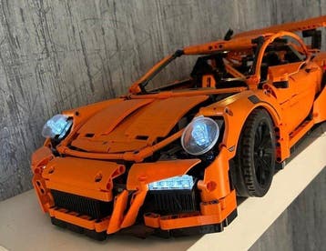 Lego Set - Technic - 42056 Porsche 911 GT3 RS mit LED-Licht, Nieuw