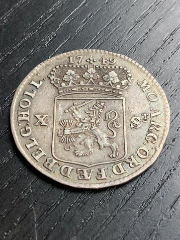 Pays-Bas, Hollande 10 Stuiver 1749 (Sans prix de réserve)