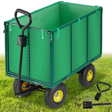 Bolderwagen Transportkar XL max. 544kg - groen, Verzenden, Nieuw