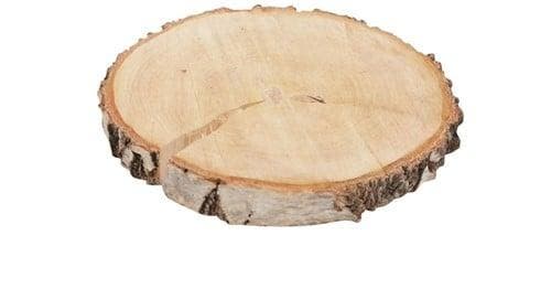 Boomstamschijf Berkenschijf rond ca. 23-26 cm, Hobby en Vrije tijd, Knutselen, Nieuw