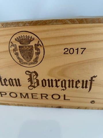 2017 Chateau Bourgneuf - Bordeaux, Pomerol - 12 Flessen, Verzamelen, Nieuw