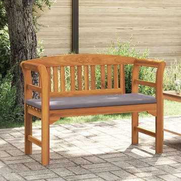 vidaXL Rozenbank Natuurlijk 114 x 46 x 82,5 cm Massief, Verzenden