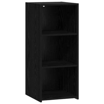 vidaXL Dressoir Zwart eiken 40 x 41 x 93 cm Bewerkt hout, Verzenden, Nieuw