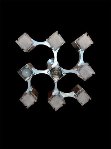 Sciolari - Gaetano Sciolari - Lustre - Chrome, Métal, Résine, Antiek en Kunst