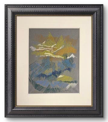René Mels (1909-1977) - Composition abstraite lyrique - 1970, Antiquités & Art, Art | Peinture | Moderne