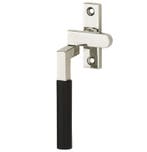 Raamboom Met sluitplaat links Bauhaus ebben glans nikkel, Nieuw