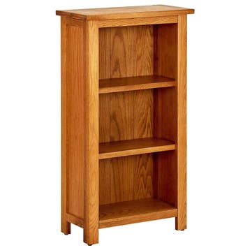 vidaXL Boekenkast 45x22,5x82 cm massief eikenhout, Verzenden