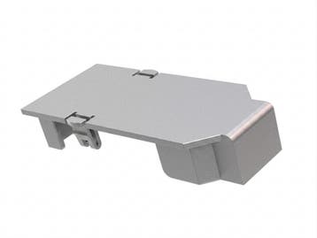 Gamecube Serial Port 1 cover - Silver, Verzenden