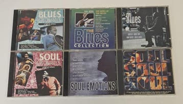 Verzameling van 6 Diverse Blues & Soul Verzamel CD's, CD & DVD, CD | Jazz & Blues, Verzenden, Blues
