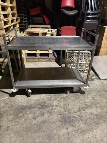 RVS Serveerwagen 116x60x96cm (B x D x H), Ophalen of Verzenden, Nieuw in verpakking