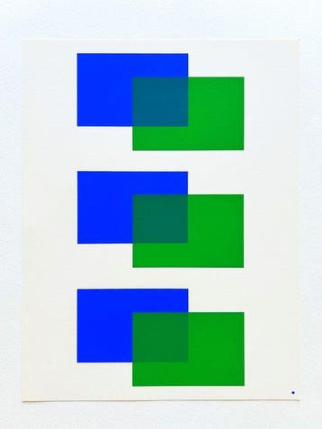 Josef Albers (1888-1976) - Interaction of Colors - XI-2