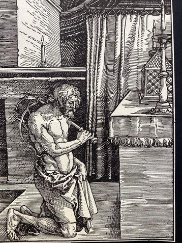 Albrecht Dürer (1471-1528), after - King David Doing Penance
